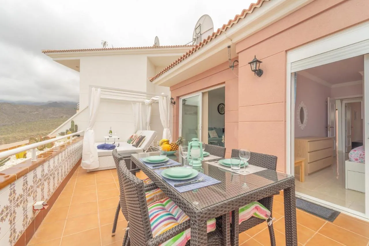 Luxury Penthouse 105M2,Bali Bed,Heated Pool,Sunset Daire Costa Adeje İspanya