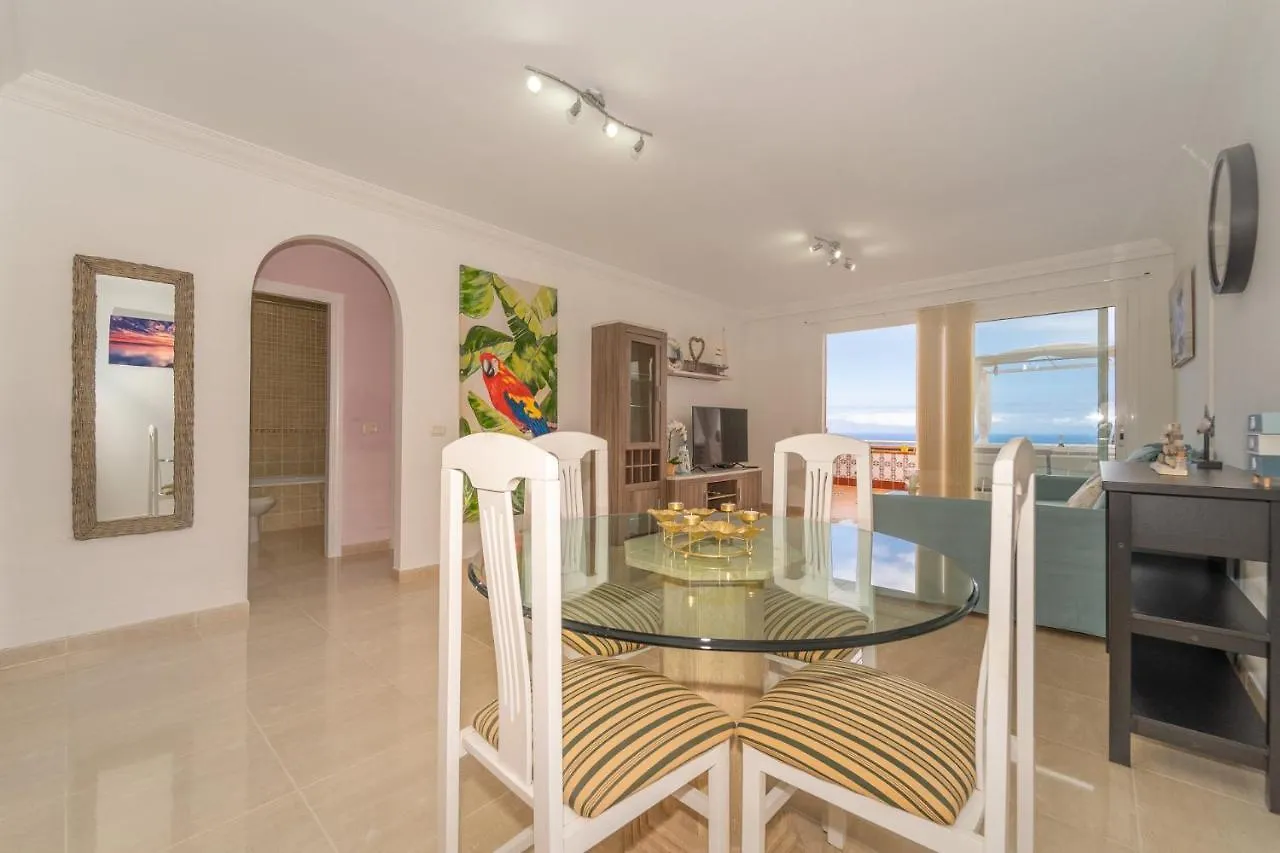 Apartment Ferienwohnung Luxury Penthouse 105M2,Bali Bed,Heated Pool,Sunset Costa Adeje  Spanien